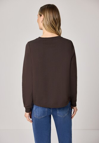 STREET ONE Sweatshirt in Brown