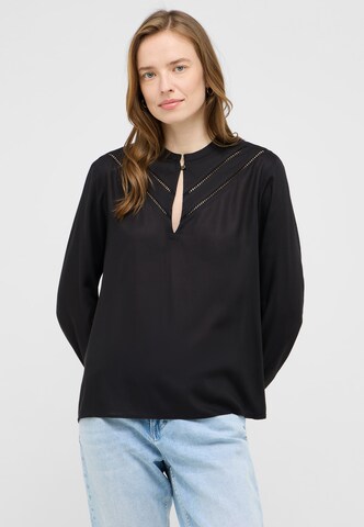MUSTANG Blouse 'Style Elsberry' in Black: front