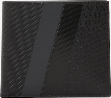 juoda ARMANI EXCHANGE Piniginė 'DYLAN': priekis