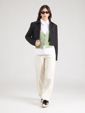 VERO MODA Gebreid vest 'VMNEW LEXSUN' in Groen