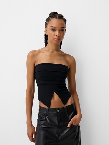 Bershka Top in Schwarz: Vorderseite