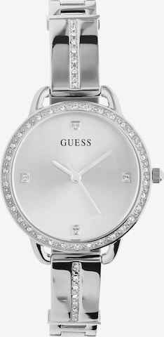 Montre à affichage analogique 'Design' GUESS en argent : devant