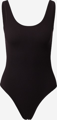 VERO MODA - Camisa body 'Eve' em preto: frente