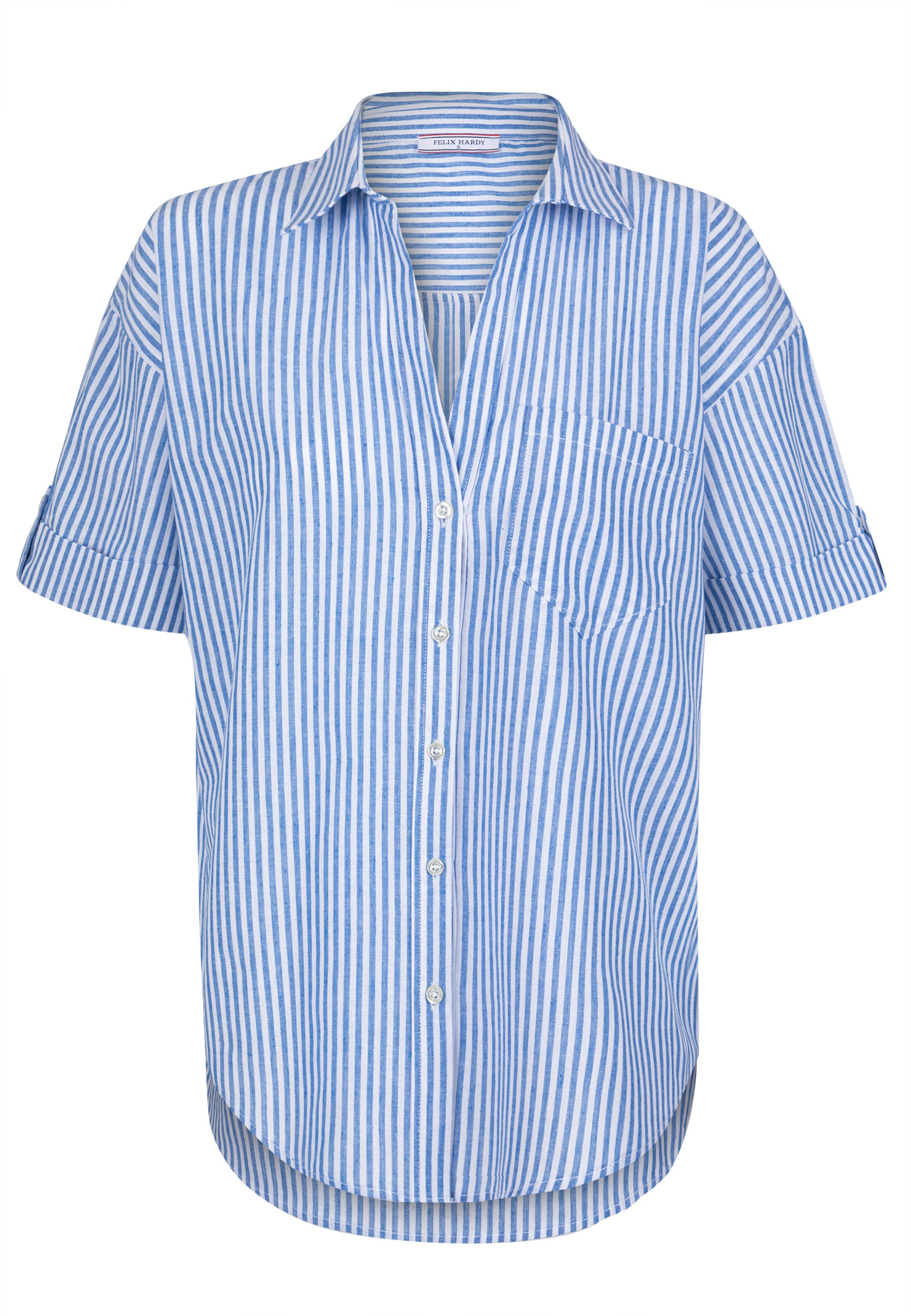 Chemisier Felix Hardy en bleu : devant