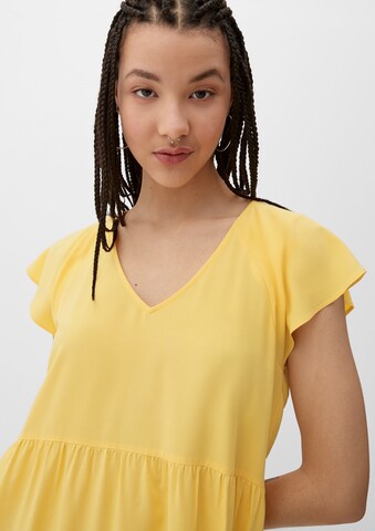 Robe QS en jaune