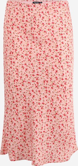 Nasty Gal Petite Suknja u travnato zelena / svijetlozelena / roza / vatreno crvena / bijela, Pregled proizvoda