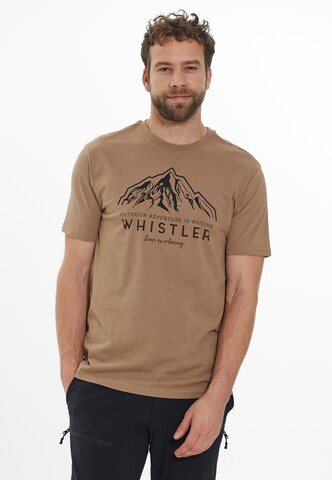 Whistler Performance Shirt in Brown: front