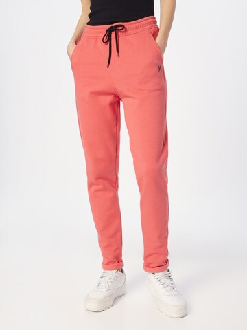 Regular Pantalon de sport 'OCEANCARE' Hurley en rouge : devant