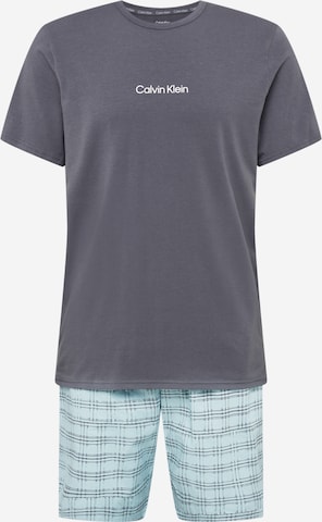 Calvin Klein Underwear Krátke pyžamo - Sivá: predná strana