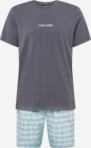 Calvin Klein Underwear Short Pajamas in Grey: front