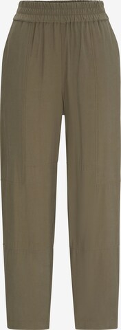 BOSS Orange Regular Pants ' Taiya ' in Green: front