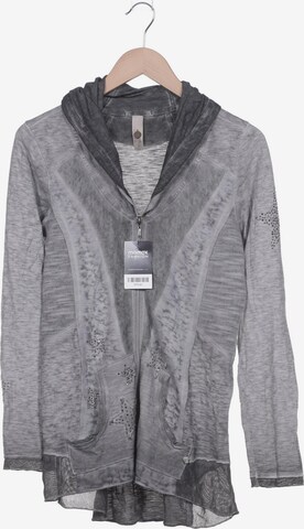 Tredy Sweatshirt & Zip-Up Hoodie in S in Grey: front