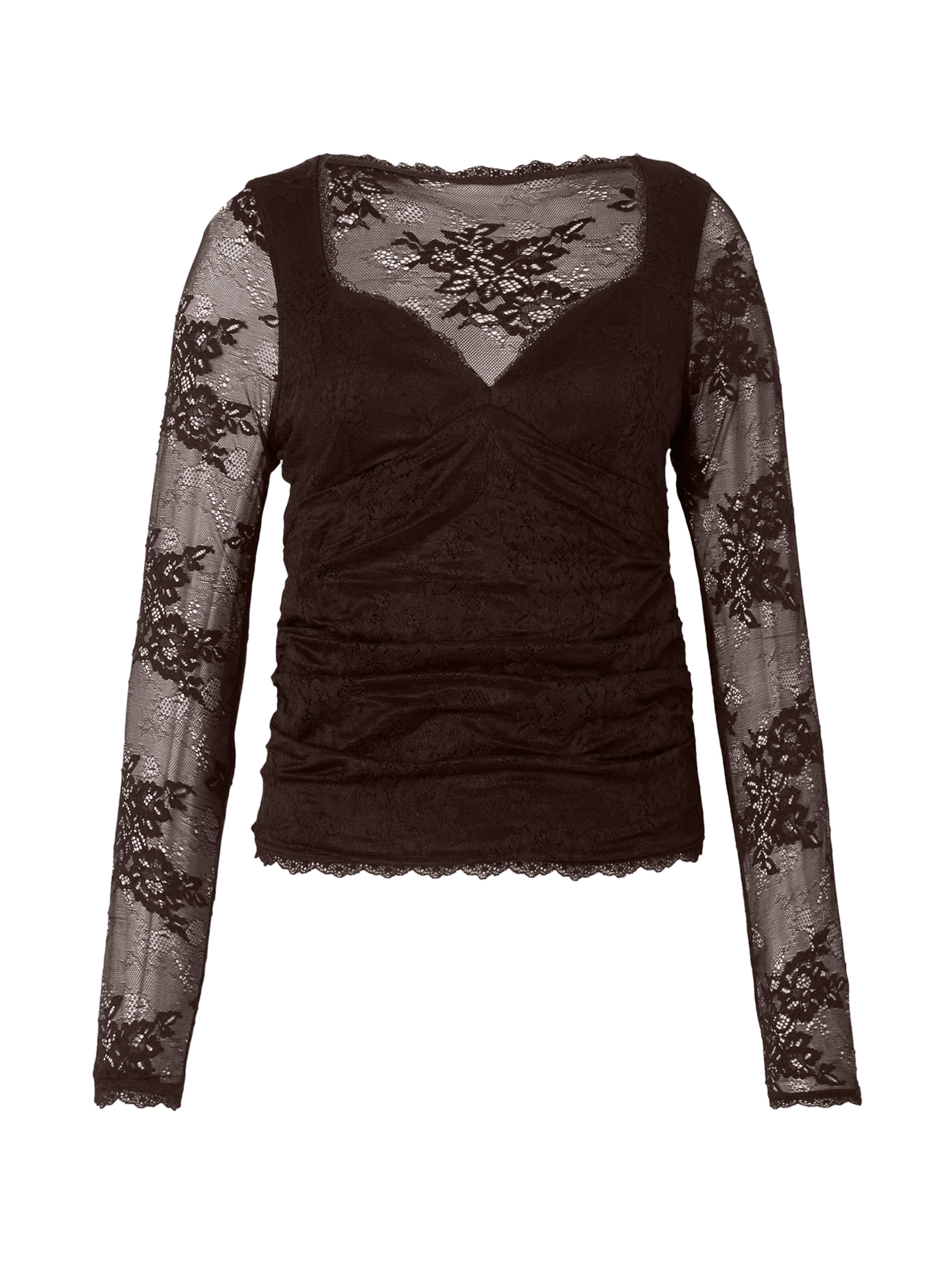 Abercrombie & Fitch Bluse 'ZOE' i brun: forside