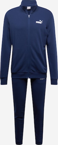 PUMA Trainingspak in Blauw: voorkant