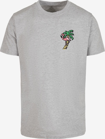 Mister Tee - Camiseta 'Flamingo' en gris: frente