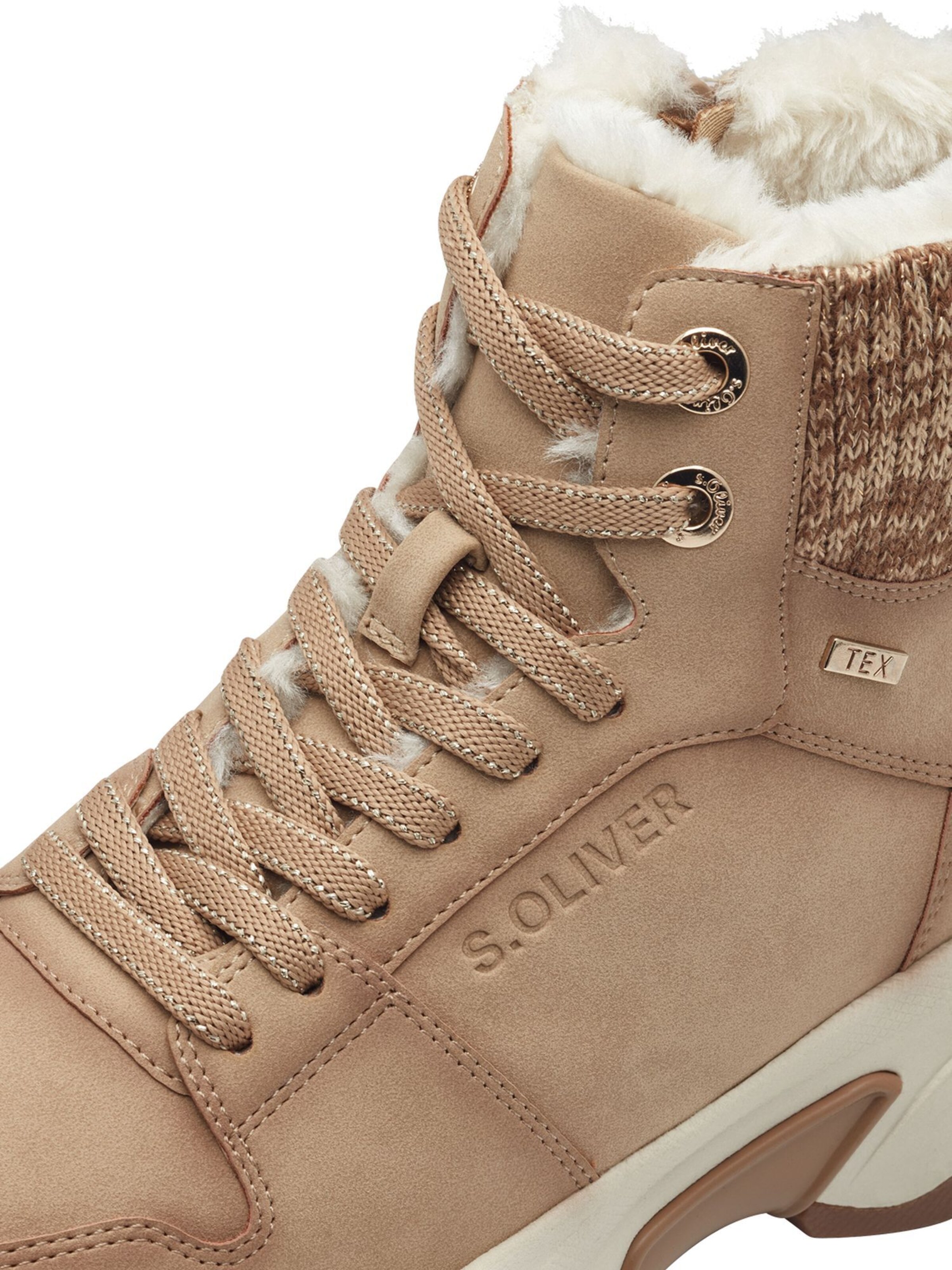 s.Oliver Stiefelette in Beige