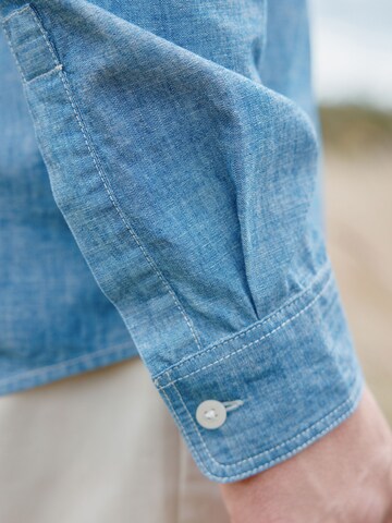 Next Regular Fit Skjorte i blå