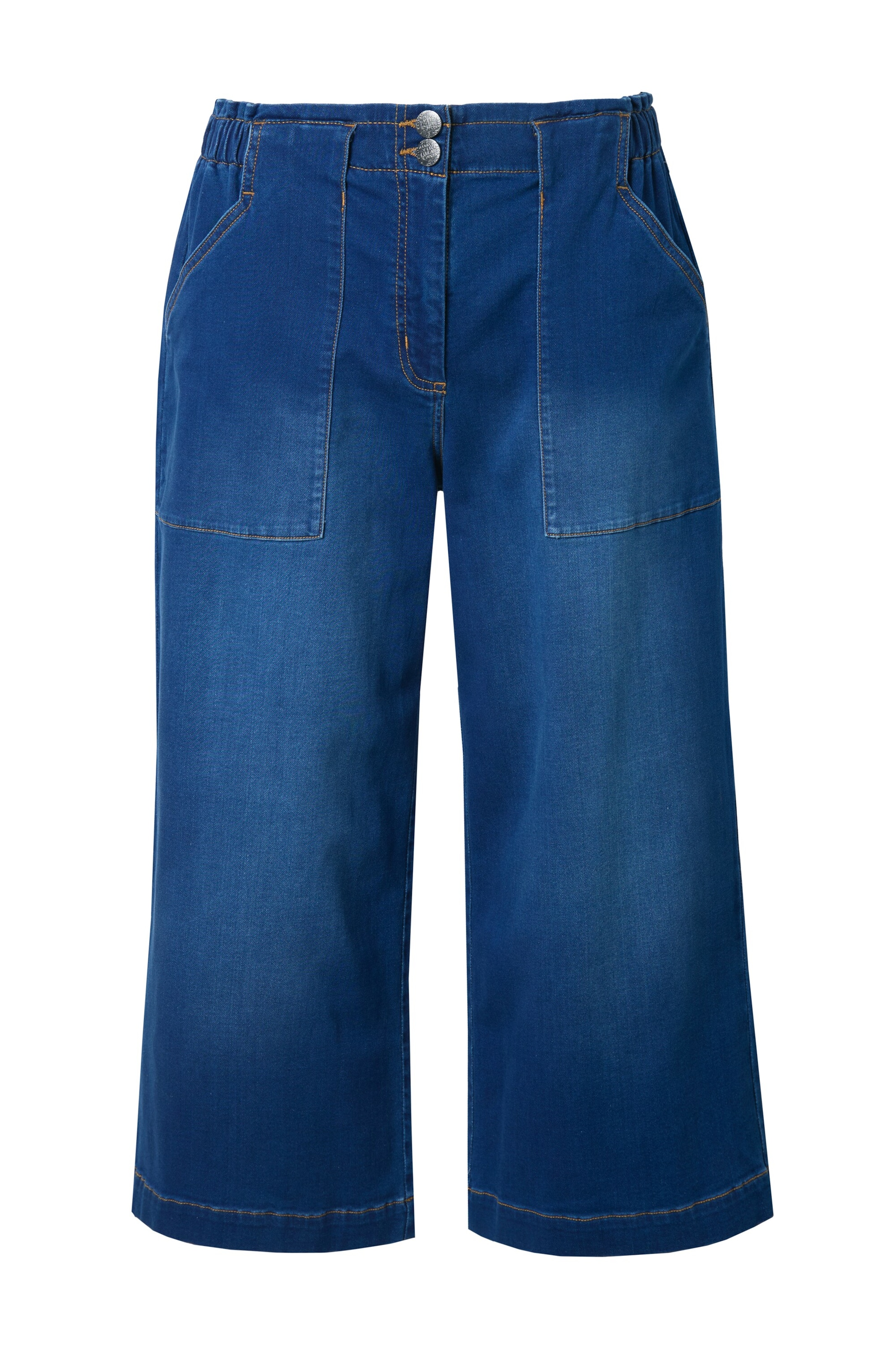 Ulla Popken Jeans in Blau: Vorderseite