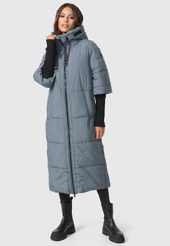 NAVAHOO Χειμερινό παλτό 'Ciao Miau XIV' σε μπλε