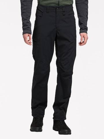 Haglöfs Regular Outdoor Pants 'Mid Fjell' in Black: front