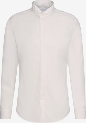 SEIDENSTICKER Slim fit Business Shirt in White: front