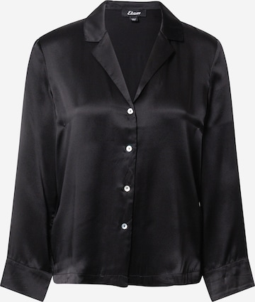 Chemise de nuit 'PEARLY' ETAM en noir : devant