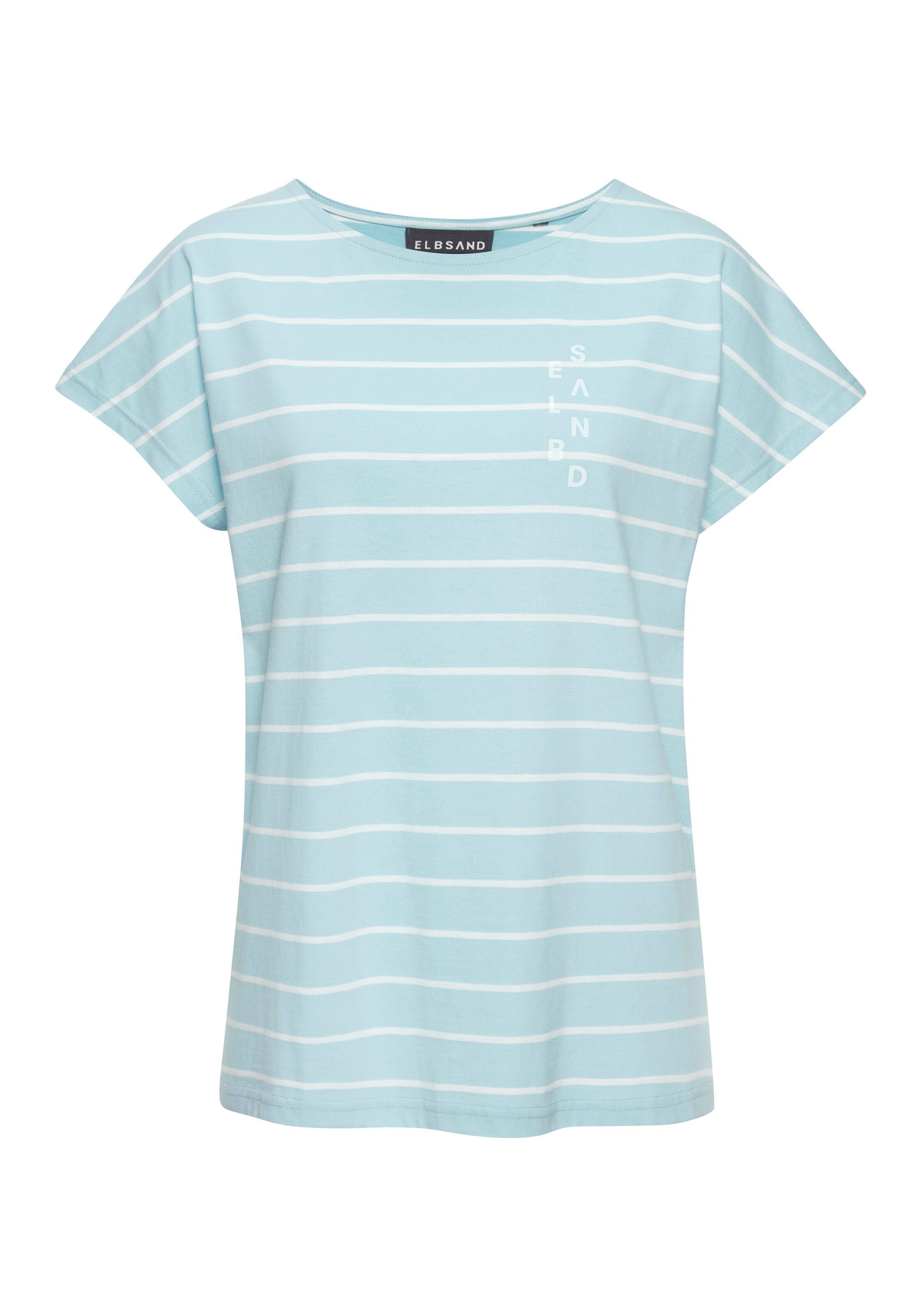 Elbsand Shirt in Blau: Vorderseite