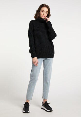 MYMO Oversized Sweater in Black