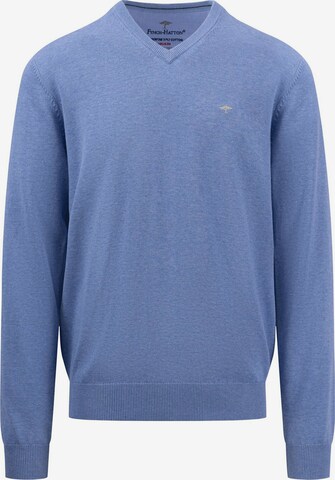 Pull-over FYNCH-HATTON en bleu : devant