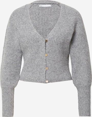 Cardigan 'ALLIE' ONLY en gris : devant