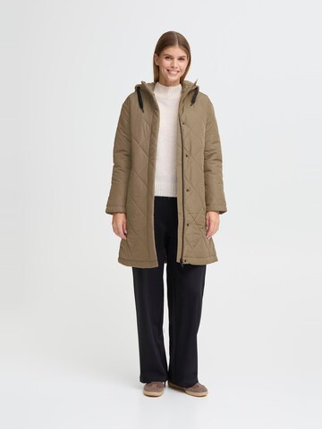 Oxmo Steppjacke ' OXBMMBELIS LONG JACKET ' in Grau