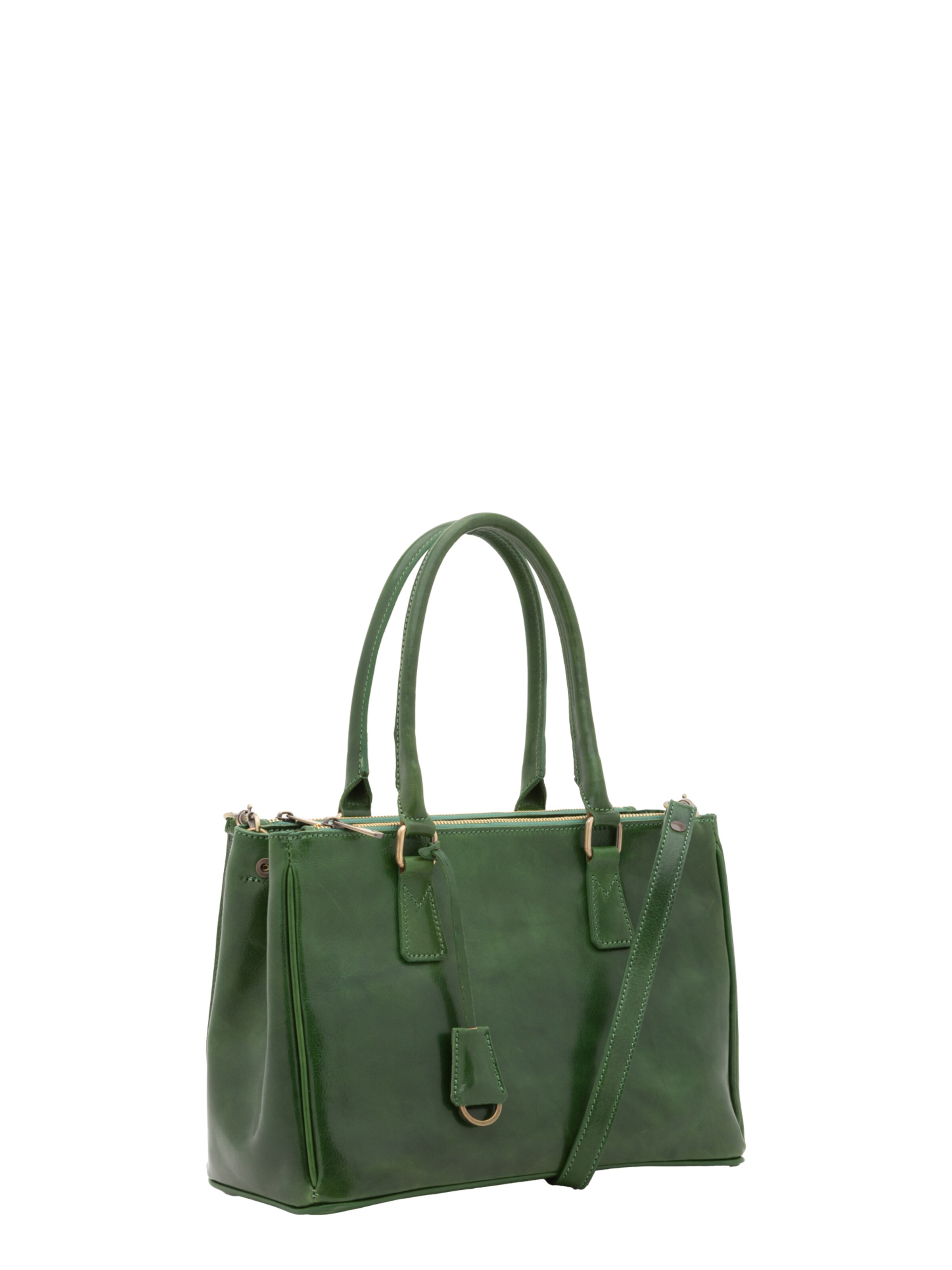 Borsa a tracolla di Viola Castellani in verde: frontale
