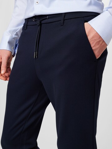 INDICODE - regular Pantalón plisado 'Eberlein' en azul