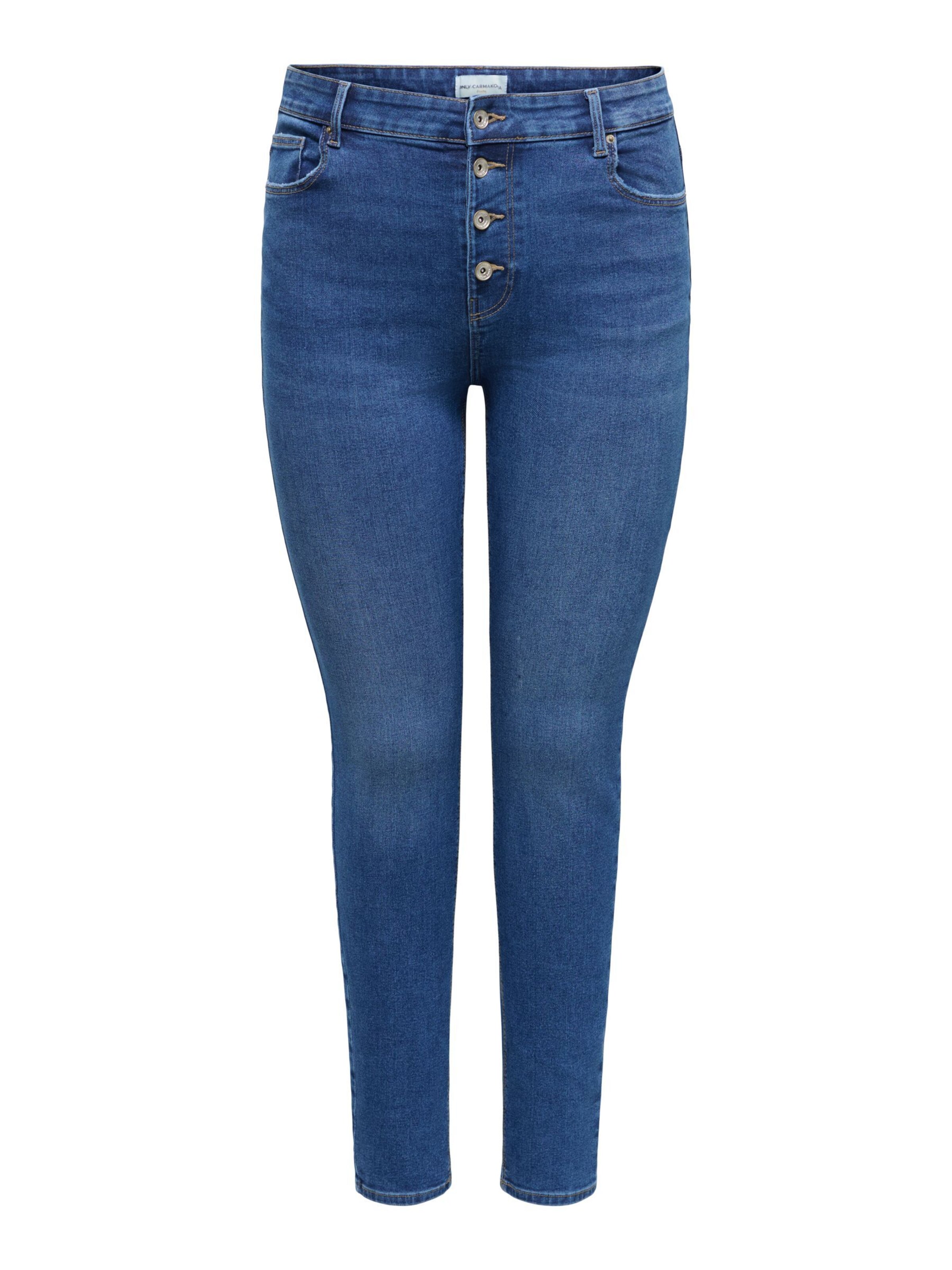 ONLY Carmakoma Skinny Jeans 'CARLola' in Blauw: voorkant