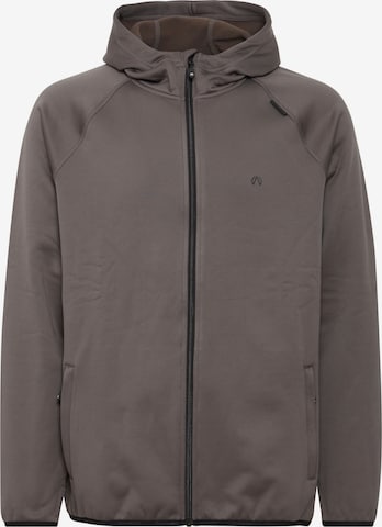 North Bend Fleece Jacket 'Bartos' in Grey: front