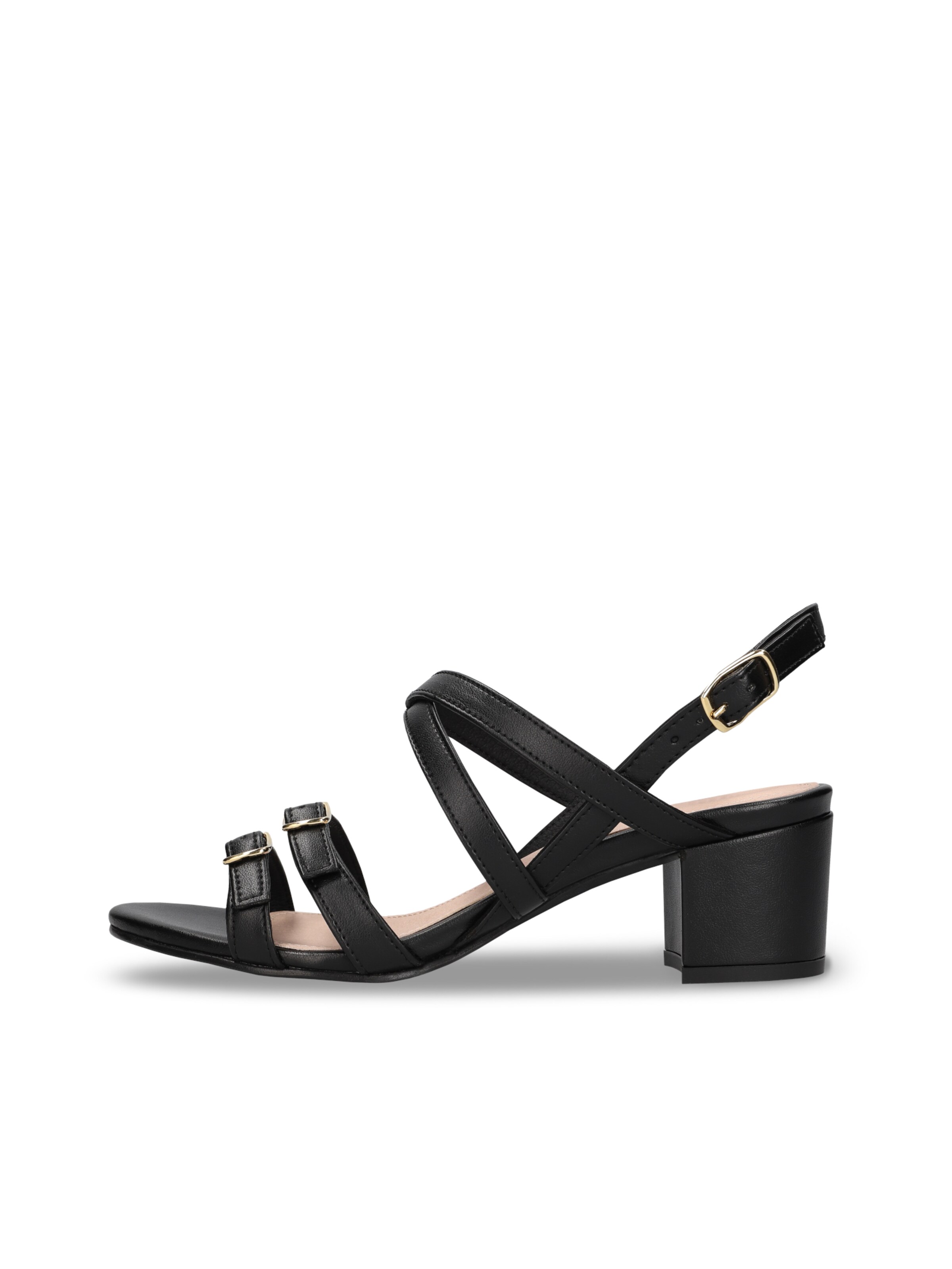 Sandalo 'Hebea' di nae Vegan Shoes in nero: frontale