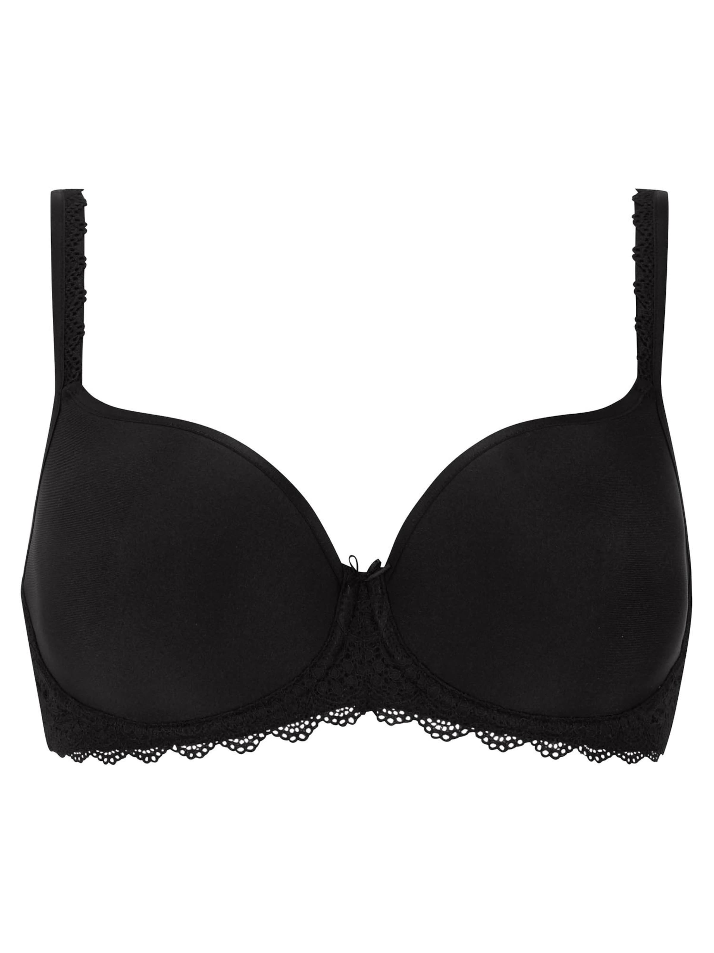 Mey T-Shirt BH 'Amorous' in Schwarz: Vorderseite