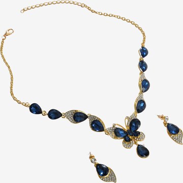 Parure de bijoux 'Kiera' SOHI en bleu : devant