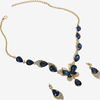 SOHI Parure de bijoux 'Kiera' en bleu, Vue avec produit