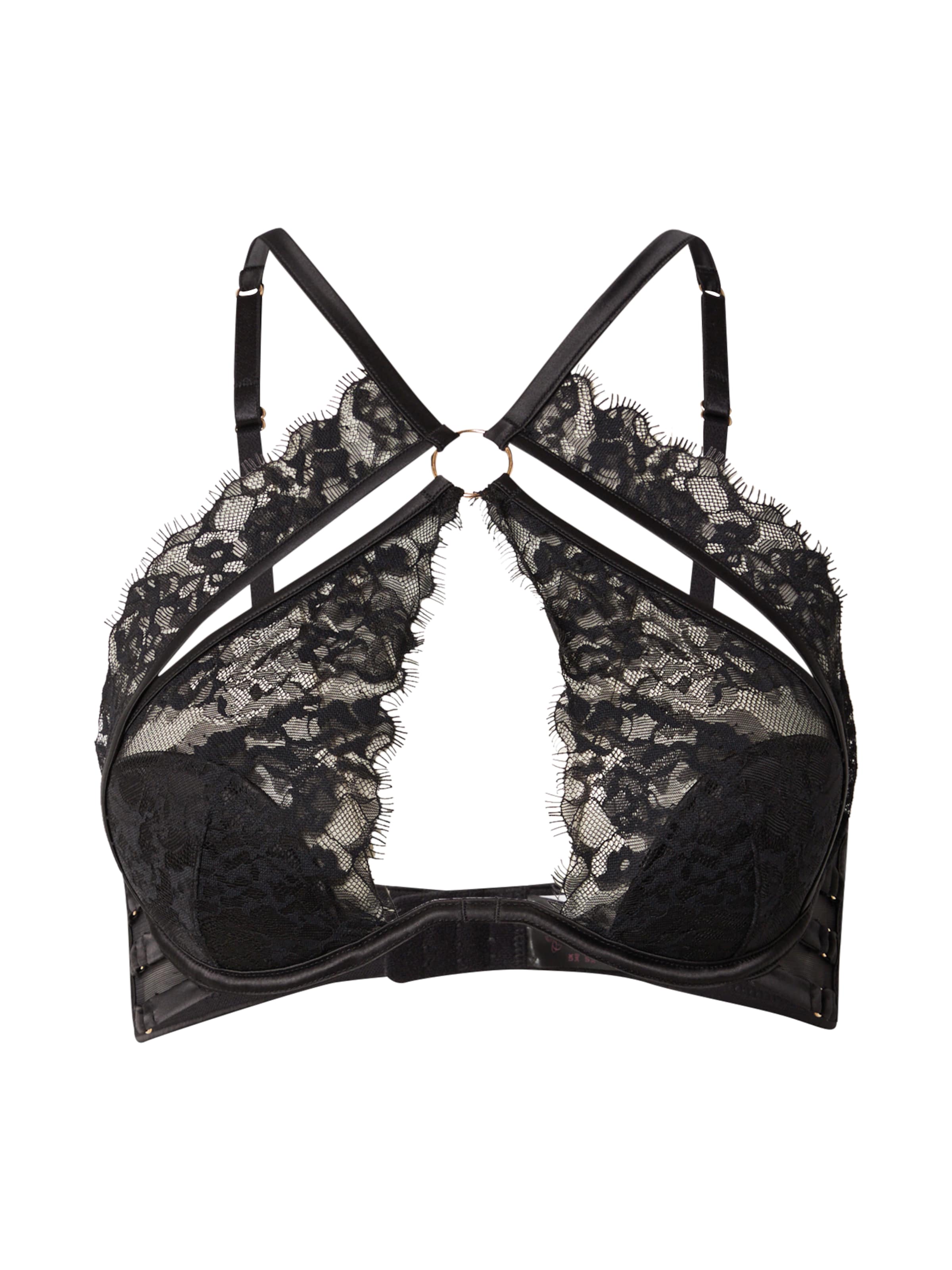 Sutien ' Nienke' de la Hunkemöller pe negru: față