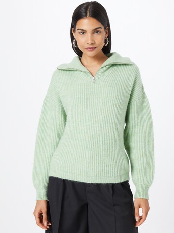 MADS NORGAARD COPENHAGEN Sweater 'Kinju' in Green: front