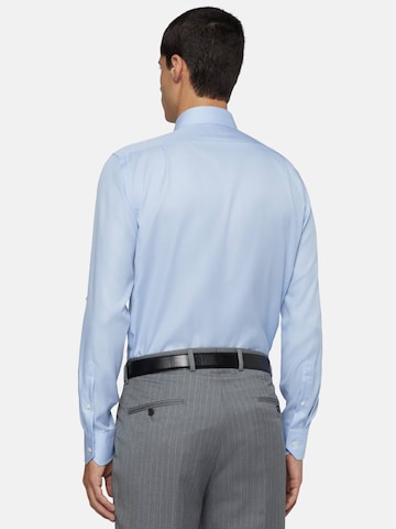 Coupe regular Chemise business Boggi Milano en bleu