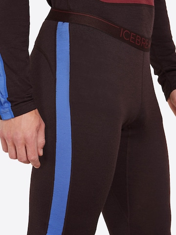 ICEBREAKER Skinny Sports trousers '200 Oasis' in Brown