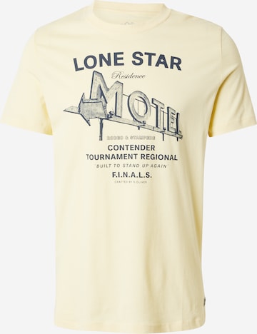 s.Oliver T-Shirt in Gelb: Vorderseite