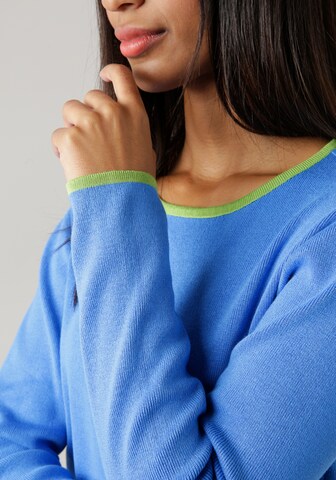Aniston SELECTED Sweater in Blue