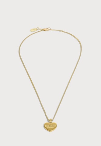 Chaîne 'Heart Pendant' Juicy Couture en or : devant