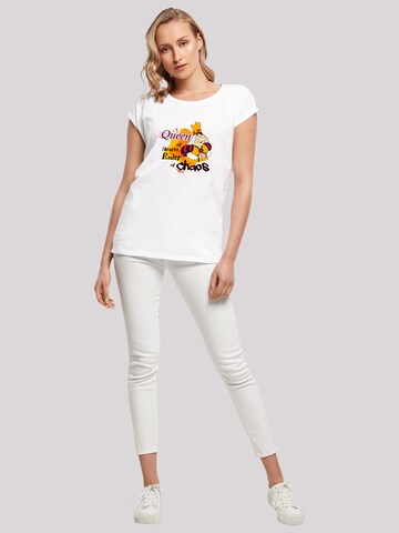 F4NT4STIC Shirt 'Alice im Wunderland Queen Of Hearts' in Weiß