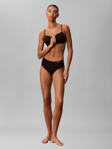 juoda Calvin Klein Kelnaitės paaukštintu liemeniu