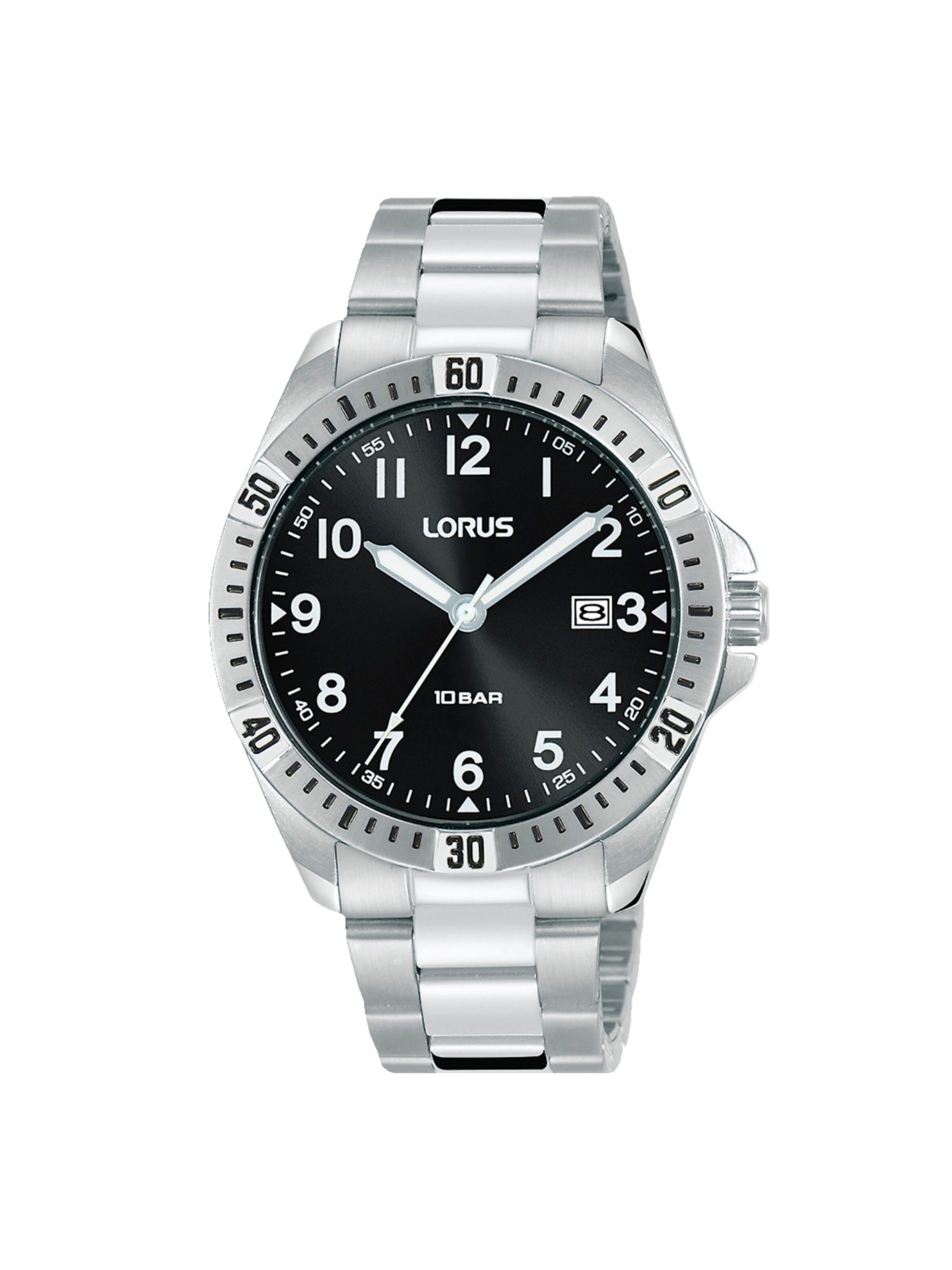 LORUS Analoog horloge in Zilver: voorkant