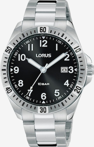 Montre à affichage analogique LORUS en argent : devant